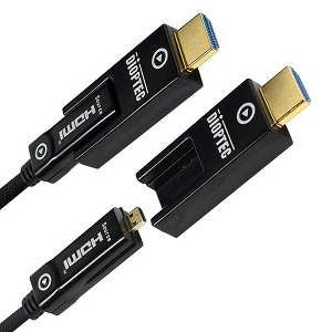 디옵텍 HDMI 2.0 to HDMI 2.0 케이블, 배관용 양쪽 분리형 멀티소켓, MAX DHFOC200 [20m]